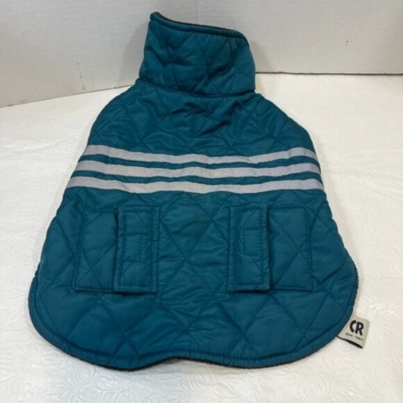 Companion Road Pet Fashions Reflective Dog‎ Vest Coat Size Small Green - Picture 1 of 8
